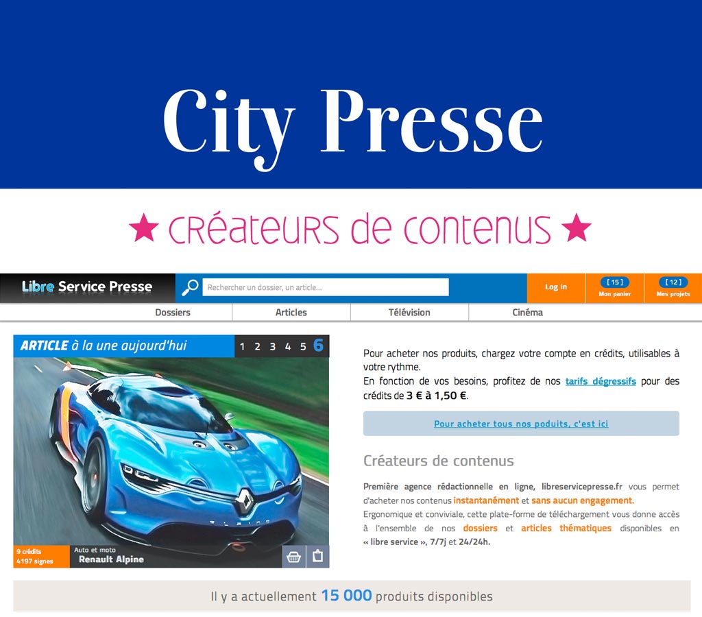 libre service presse