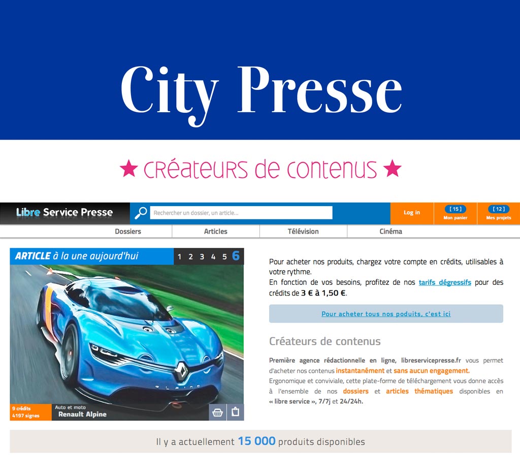 libre service presse