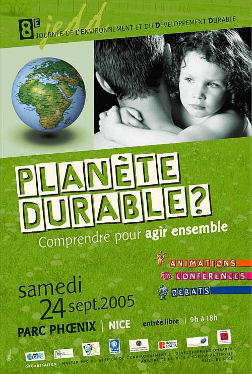 Affiche planète durable