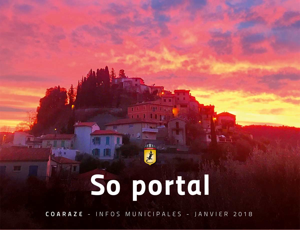 So portal n°27 - Magazine municipal de Coaraze, Village dans l'arrière-pays niçois, Alpes-Maritimes