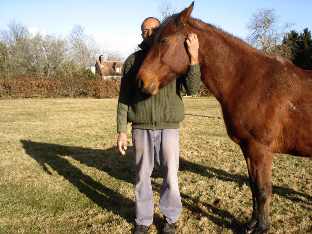 Dominique avec sa jument, Normandie - © Antonio Alvarez - 2007