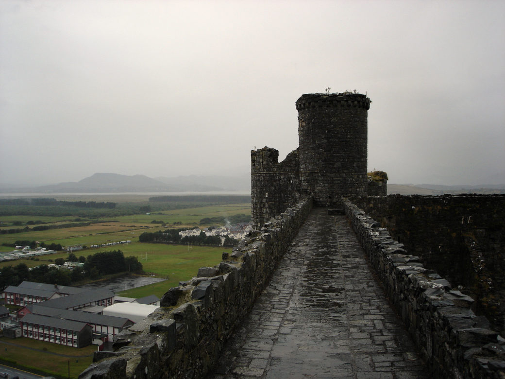 Ramparts, Harlech Castle, Gwynedd - Pays-de-Galles - © Antonio Alvarez - 2006