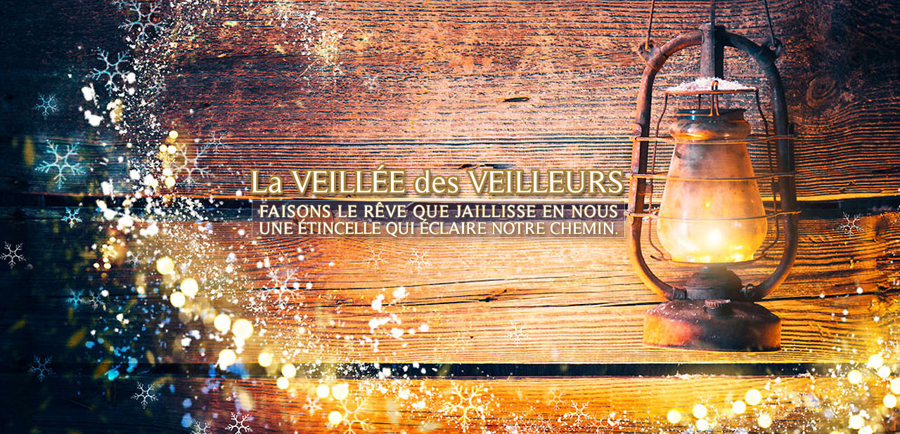 flyer "la veillée des veilleurs" fourni par le client