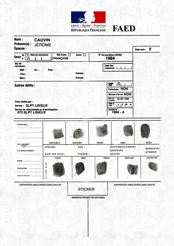 fiche-empreintes-police - meutres à pont-l'évêque